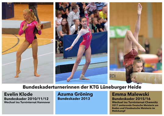 Bundeskaderturnerinnen der KTG
